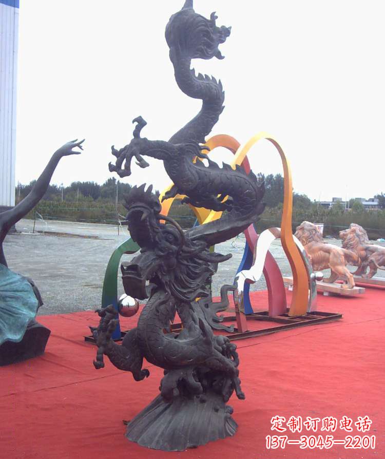 泰安精美铜雕龙,汇聚古典气息