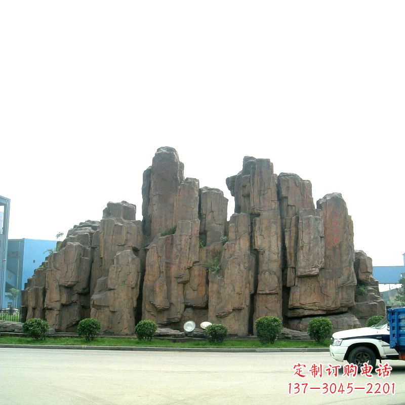 泰安中领雕塑:全球领先的广场塑石假山雕塑定制厂家