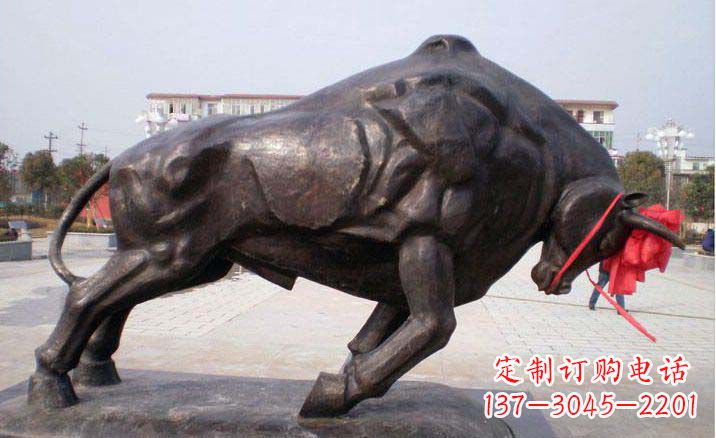 泰安拓荒牛铜雕塑,让您的空间与众不同