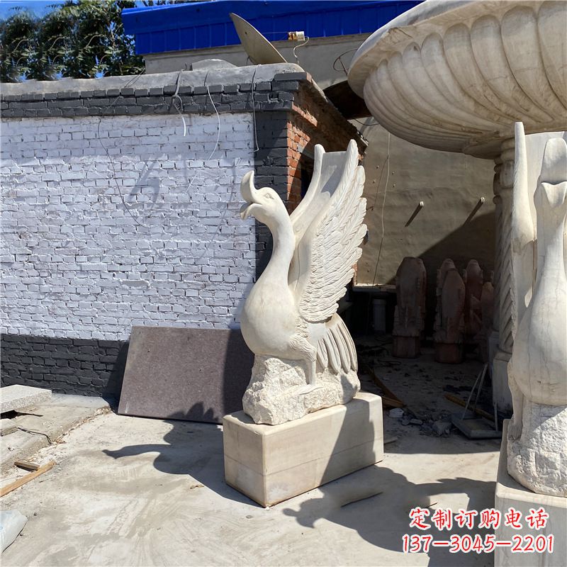泰安中领雕塑艺术精致天鹅雕塑