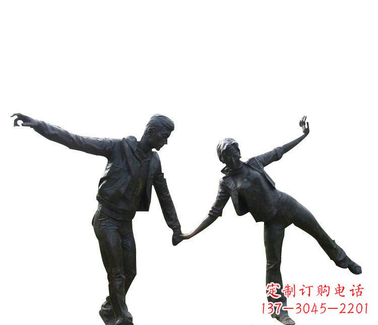 泰安铜恋人雕塑,完美呈现浪漫爱情