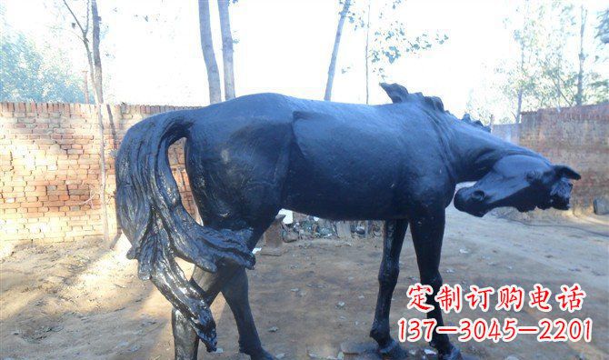 泰安广场铜马动物铜雕