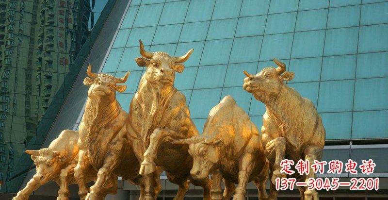 泰安五牛铜雕,装点你的家居空间
