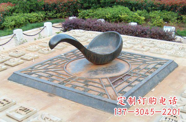 泰安让公共空间饱满指引灵性的指南针雕塑