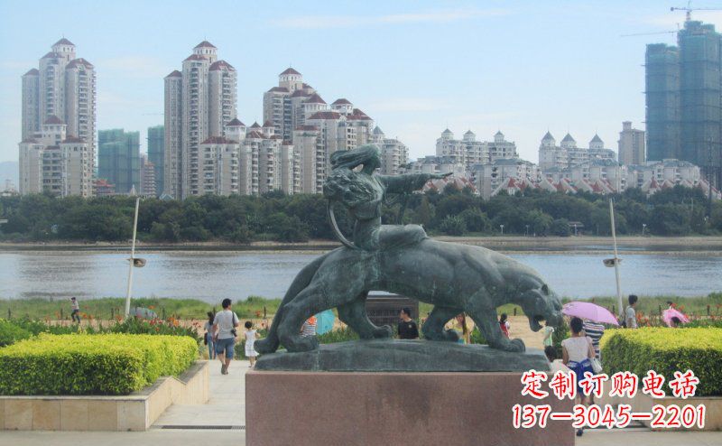 泰安中领雕塑:大型铜雕狮子,令您的景观更加出彩!