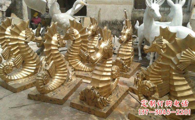 泰安精美的海马动物铜雕,为您带来精致的审美享受
