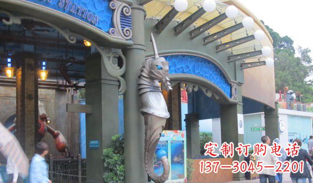 泰安海马铜雕,一流的马雕塑制作