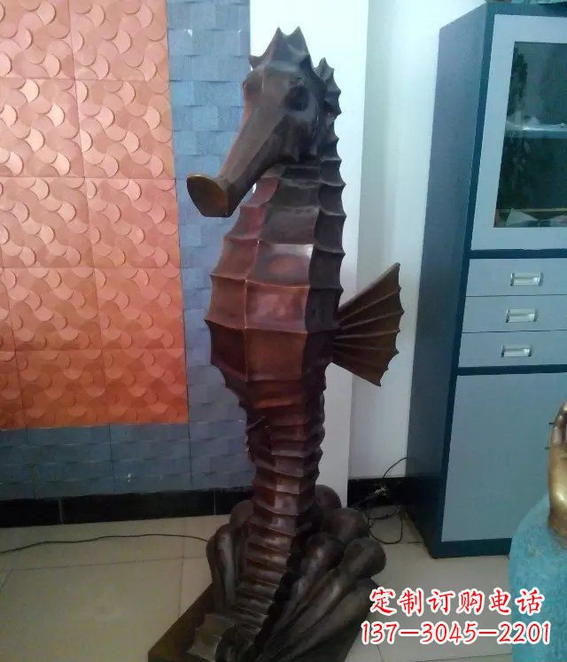 泰安海马铸铜动物雕塑,品质保证