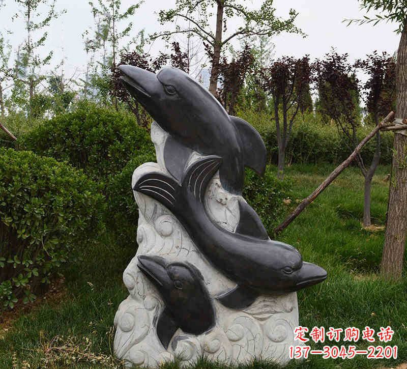 泰安特色海豚雕塑,带您体验最真实的海洋梦想