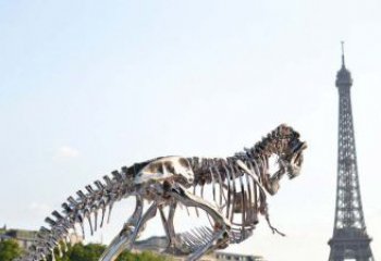 泰安精美不锈钢恐龙雕塑