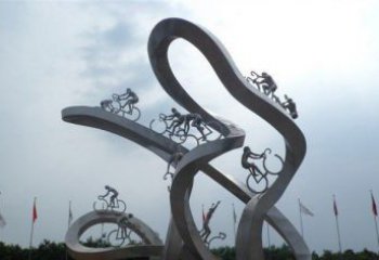 泰安让你个性十足的自行车雕塑