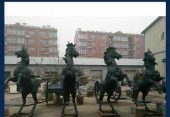 泰安中领雕塑推出的优雅动物铜雕飞马，以其出色…