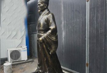 泰安铸铜李时珍医学家雕塑，致敬伟大的医学先驱