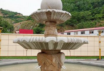 泰安中领雕塑海螺石雕喷泉精致装点室外空间