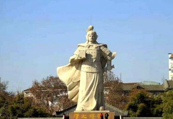 泰安韩信西汉军事家雕像，引领西汉文化风采