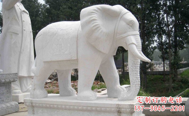 泰安汉白玉大象雕塑