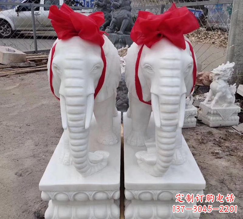 泰安汉白玉大象石雕