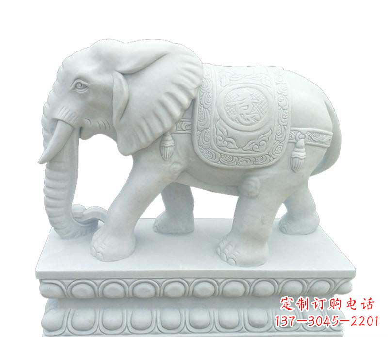 泰安汉白玉吉祥大象