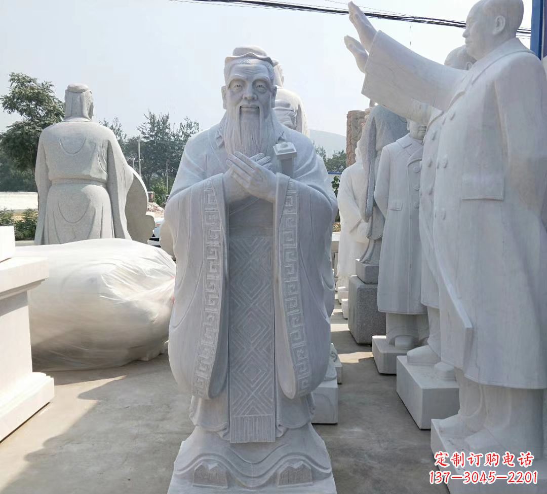 泰安中领雕塑——校园孔子雕塑