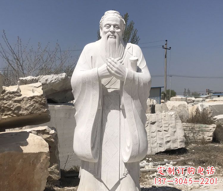 泰安儒雅中国风孔子雕塑