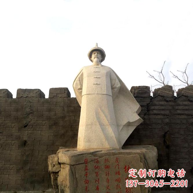 泰安汉白玉林则徐石雕像——刻画历史传奇的传世绝唱