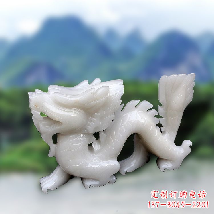 泰安汉白玉龙雕塑饱含着中国传统文化的气息,是…