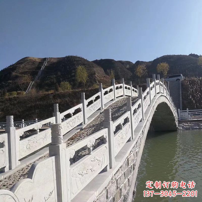 泰安汉白玉路桥石栏杆雕塑