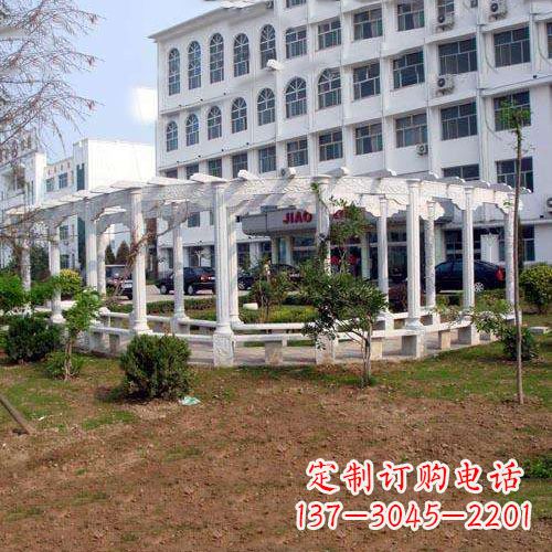 泰安汉白玉欧式石雕花架