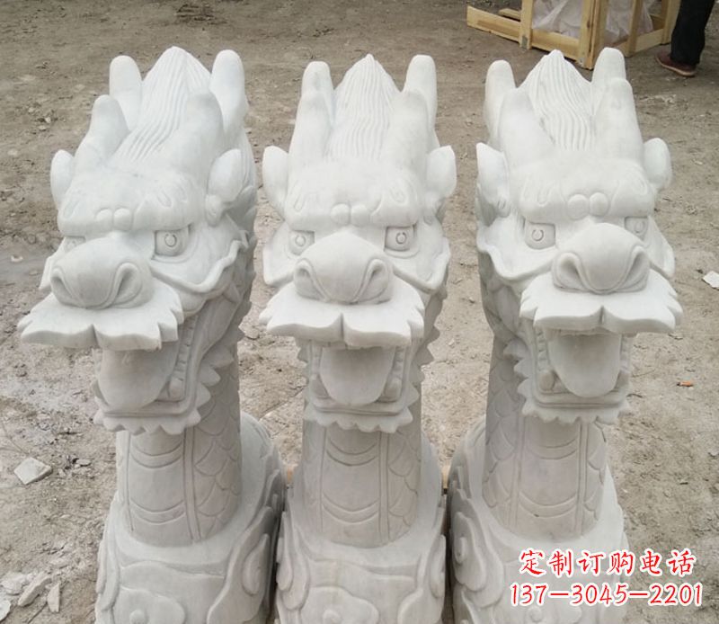泰安中领雕塑独特的玉喷水龙雕