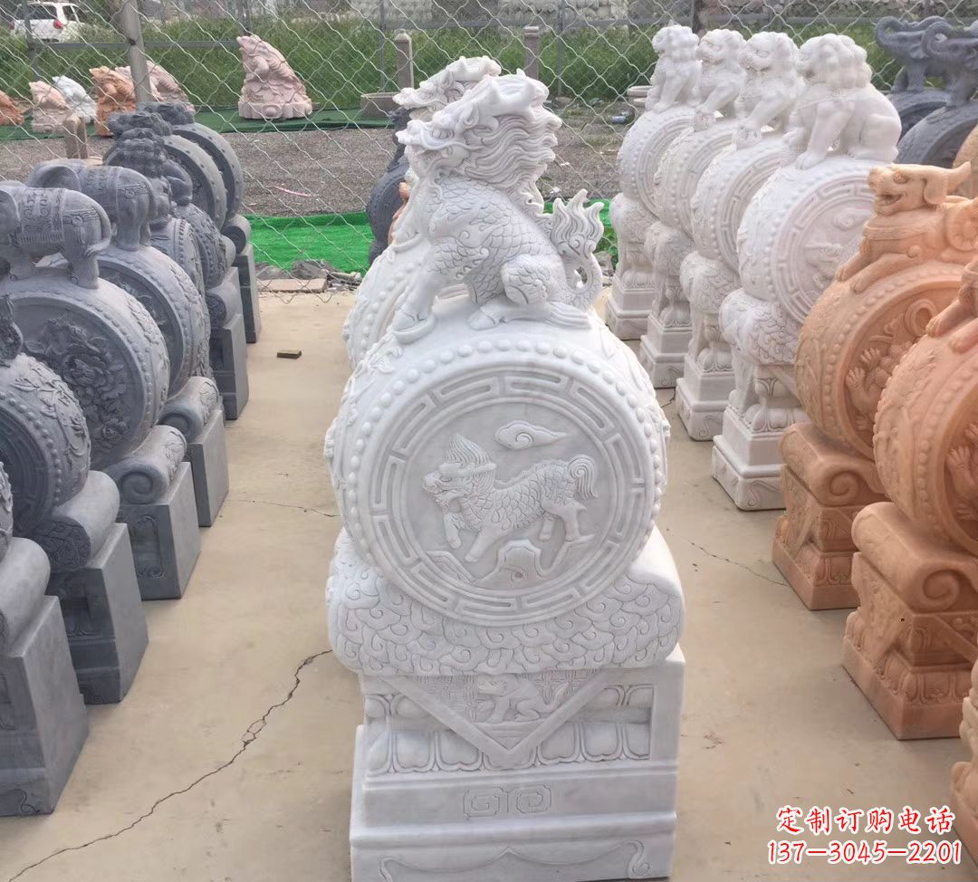 泰安展现高贵气质的经典麒麟雕塑