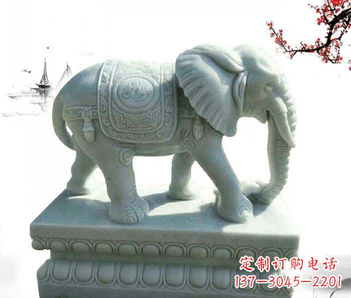 泰安大象雕塑诠释华夏传统文化