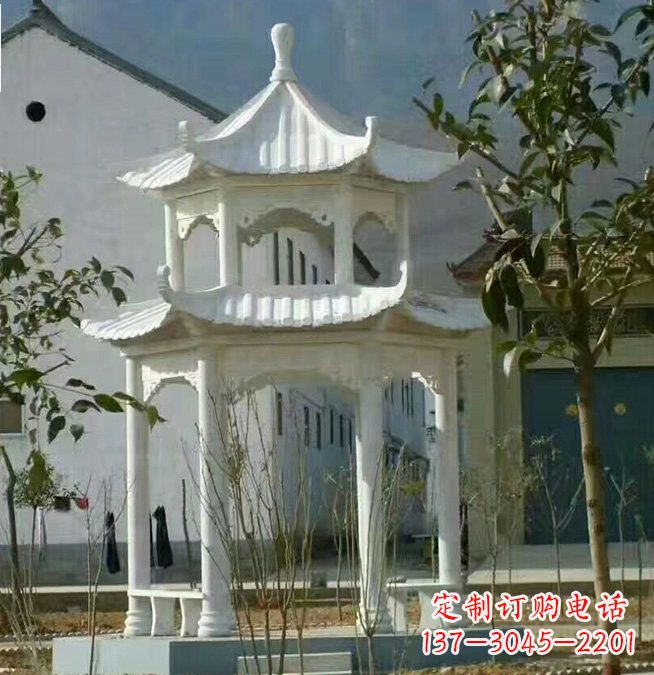 泰安汉白玉凉亭雕塑,为您打造完美的艺术空间