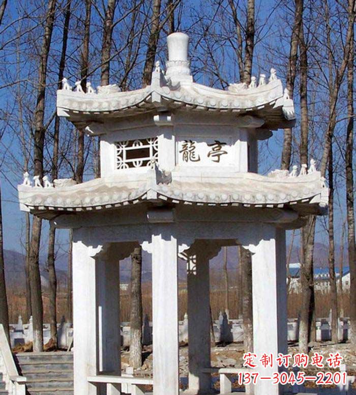 泰安合肥双层石雕凉亭
