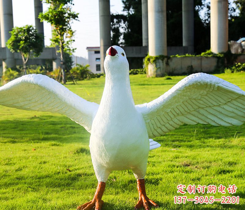 泰安和平鸽图片雕塑