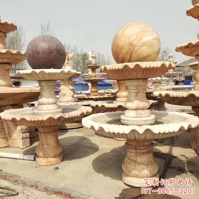 泰安河北石雕风水球喷泉