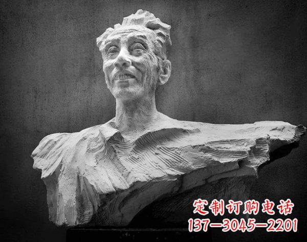 泰安贺绿汀石雕头像——致敬中国当代音乐传奇