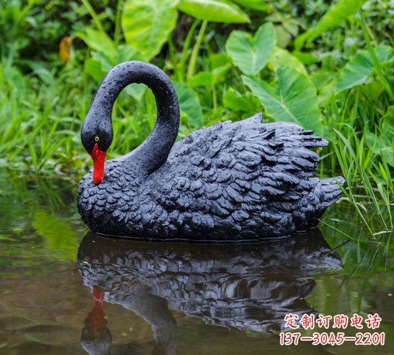 泰安优美雕塑,精致天鹅雕塑