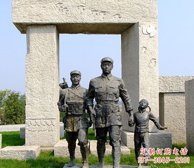 泰安红军公园雕塑,精致而独特