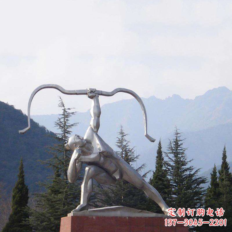 泰安后羿雕塑,不锈钢雕塑制作&定制
