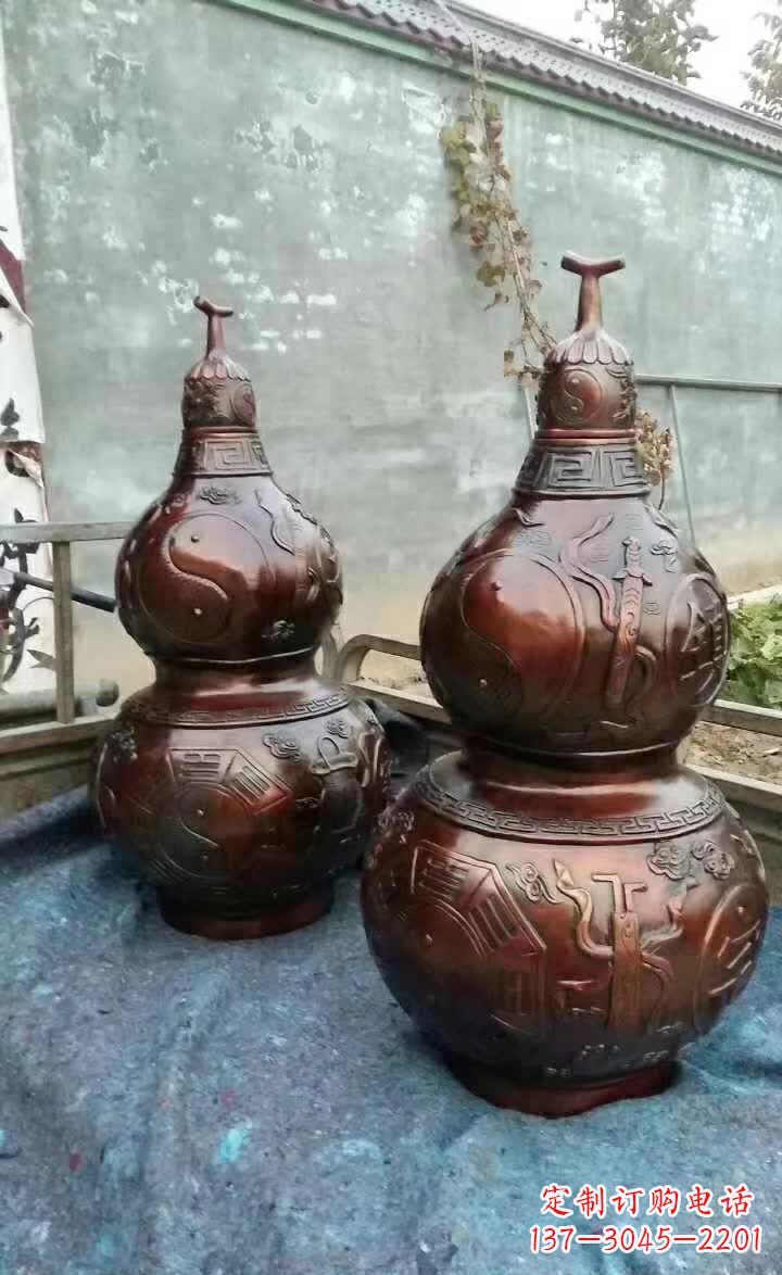 泰安葫芦景观铜雕