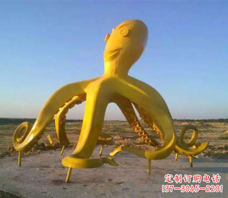 泰安新颖别致的章鱼雕塑