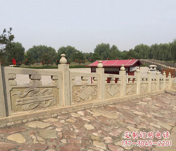 泰安护城河大理石栏板雕塑