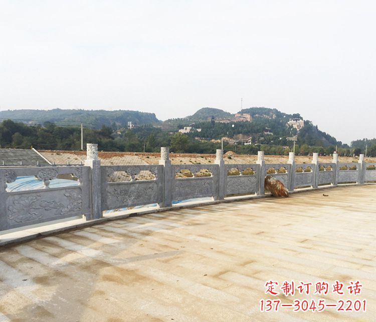 泰安护城河大理石栏板石雕