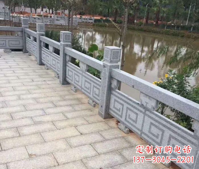 泰安护城河建筑石雕栏板 (4)