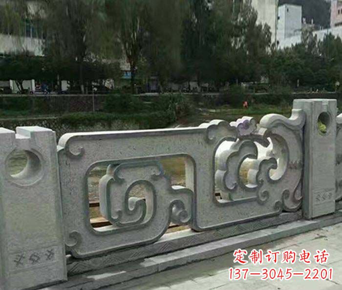 泰安护城河建筑石雕栏板