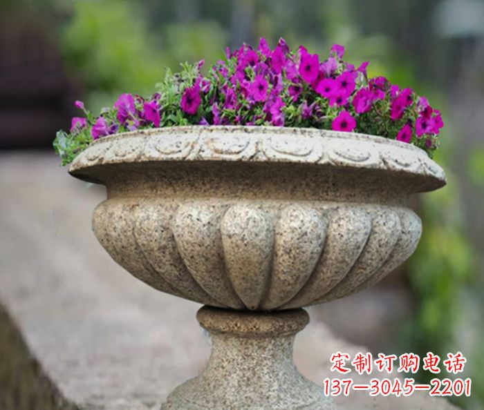 泰安专业的花岗岩花盆石雕