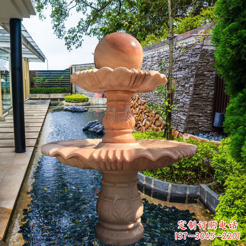 泰安花岗岩石风水球雕塑