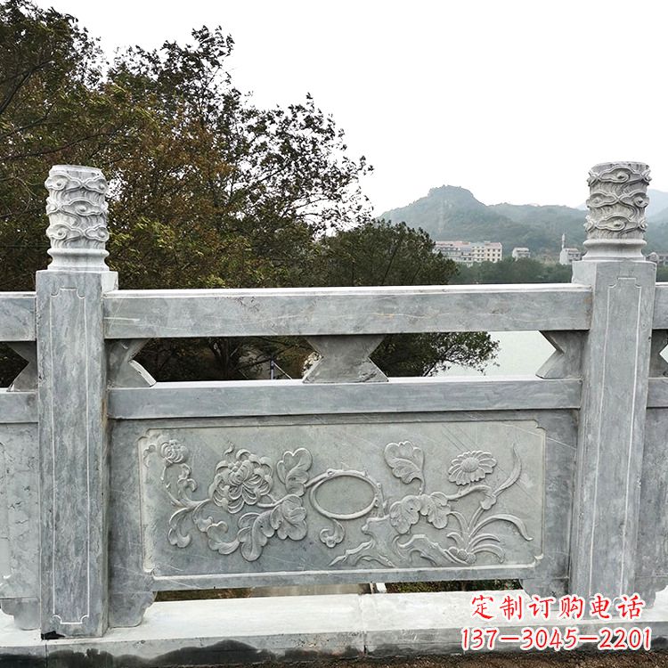 泰安花岗岩石雕栏板,美轮美奂