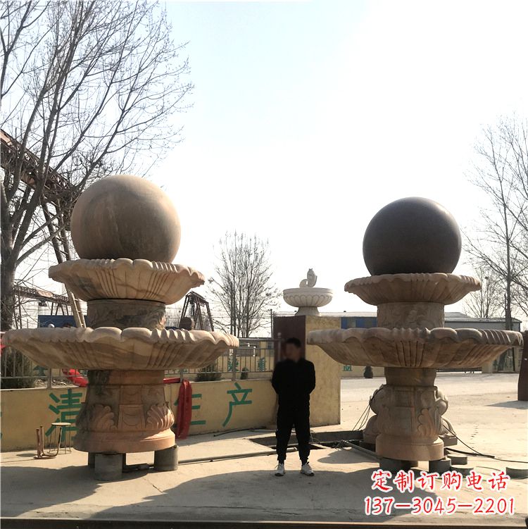 泰安花园石雕喷泉