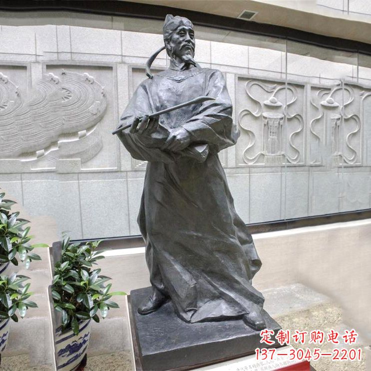 泰安铸就历史——吴道子雕塑